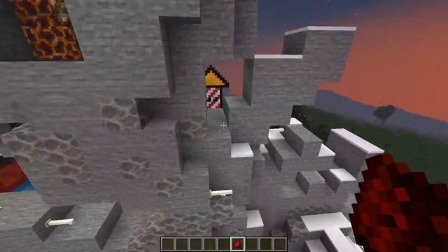How to craft Large Ball Firework with 2 stars (core) inside - Minecraft mini tutorial смотреть онлайн