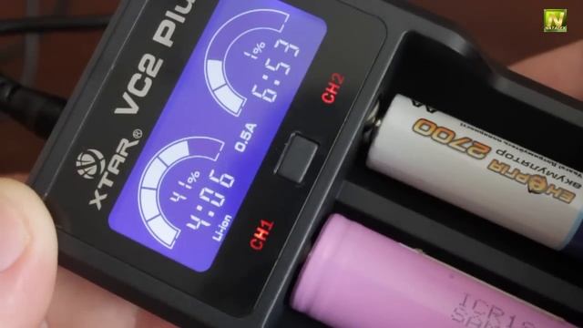 [Natalex] USB зарядка XTAR VC2 Plus. Распаковка, предназначение, тест, разборка... смотреть онлайн