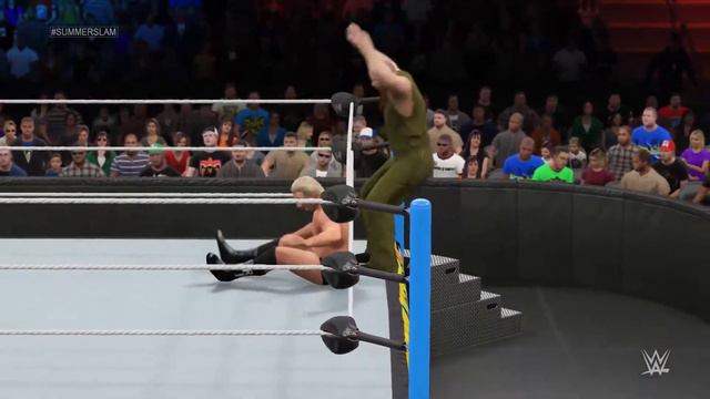Ric Flair and Eric Rowan Summer Slam Single W/Manager 2015 | WWE 2K15 Raw Aug 8 2015 смотреть онлайн