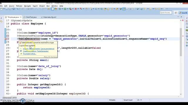 19 19 Hibernate GenerationType TABLE primary key generation strategy смотреть онлайн