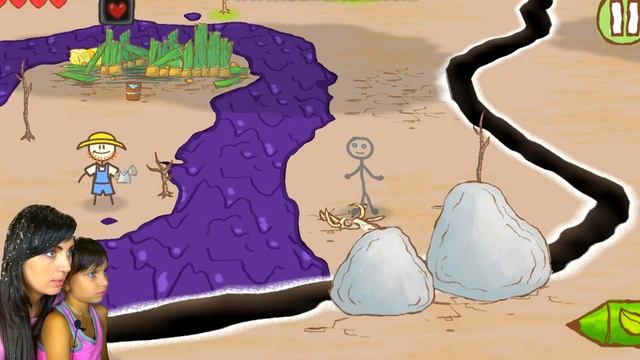 ПРИКЛЮЧЕНИЕ маленького СТИКМЕНА ВЕСЕЛАЯ ИГРА как мультик детский летсплей смотреть онлайн