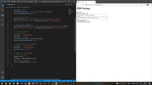 Strings | PHP for Beginners #4 смотреть онлайн