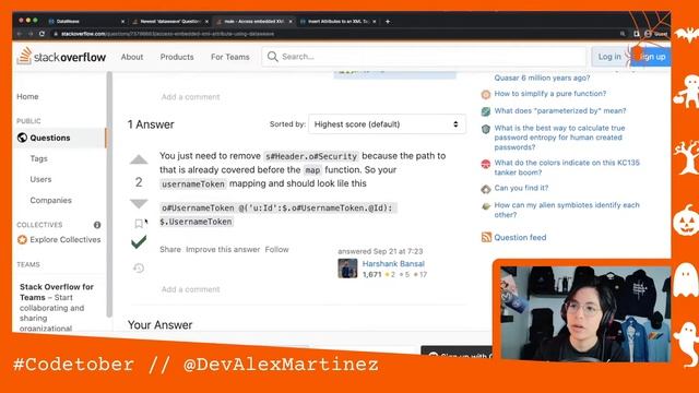 XML attributes, namespaces, & syntax stuff in DataWeave (Stack Overflow) | #Codetober 2022 Day 10 смотреть онлайн