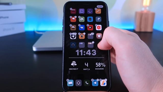 Установка тем на iOS 12 с джейлбрейком Unc0ver [WinterBoard+XenHtml] смотреть онлайн