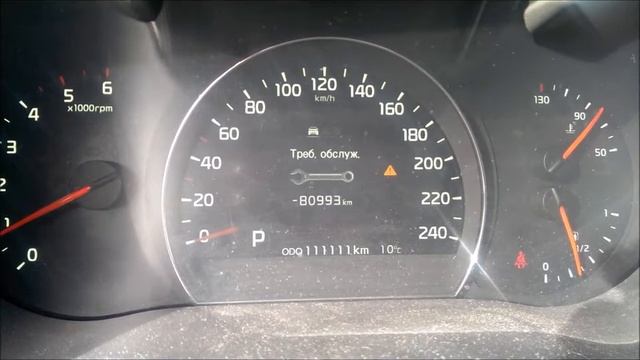 Интересные циферки на одометре KIA Sorento 09+ смотреть онлайн