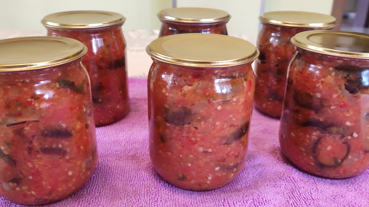 Баклажаны на зиму. Супер вкусный рецепт!