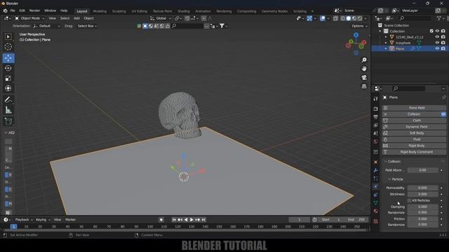 Convert Objects to sand Particles Easily | Blender tutorial смотреть онлайн