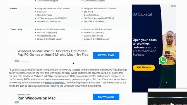 MediaTek Dimensity 9000 Plus Vs MediaTek Dimensity 9000 Processor смотреть онлайн