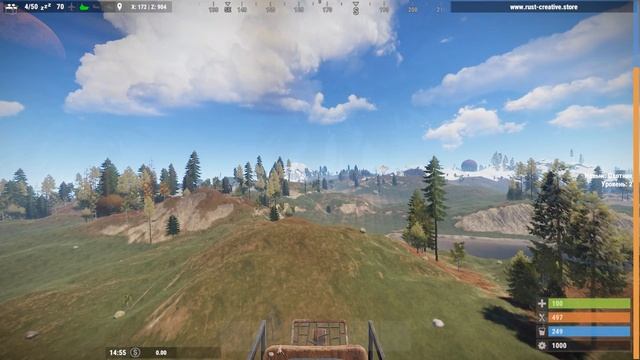 Rust Creative - Как научиться летать на мини коптере. Mini Copter. смотреть онлайн