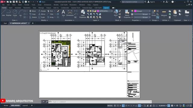 CURSO DE AUTOCAD BÁSICO |CLASE 17 | IMPRESIÓN DE PLANO | ESCALAR PLANO | REPRESENTACIÓN DE PLANOS смотреть онлайн