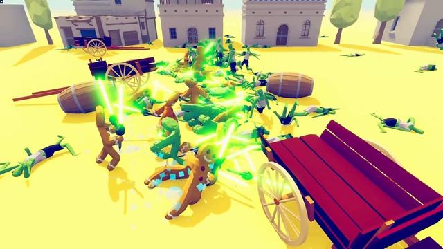 Zombie Invasion vs Gingerbread Village Defence - Totally Accurate Battle Simulator TABS смотреть онлайн