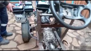 сборка мини трактора, обзор ДВС Браит Brait 7 ЛС и 15 ЛС