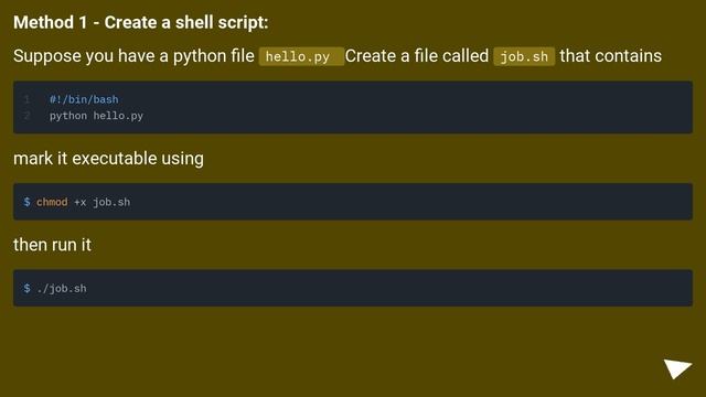 Shell Script: Execute a python program from within a shell script смотреть онлайн