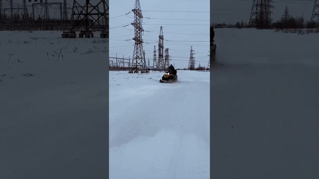 Лучшее время года. Покатушки на снегоходе смотреть онлайн