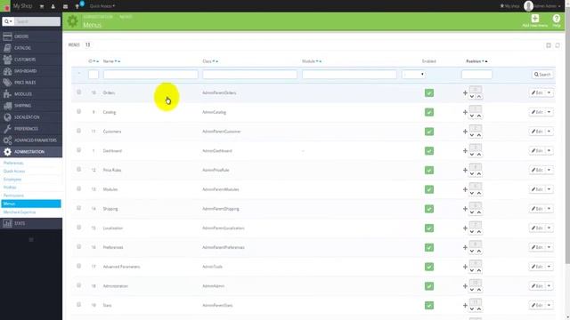How to Setting Administration Menu on Prestashop Fashion e-commerce #3 смотреть онлайн
