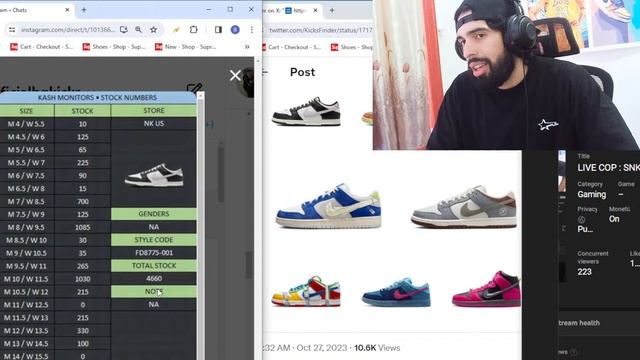 LIVE COP : SNKRS SB DUNK RESERVE HAPPENING TODAY! NIKE DUNK LOW 'RED PANDA' смотреть онлайн