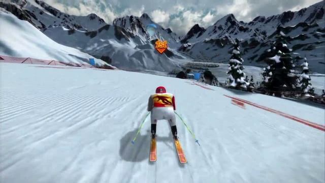 Winter Sports 2010 - The Great Tournament ダウンヒルスキー プレイ動画 смотреть онлайн