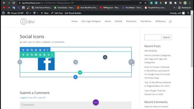 How to Add Social Media Icons in Blog With Divi Builder in WordPress | Divi Builder Tutorial 2022 смотреть онлайн