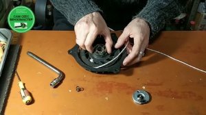 Замена шнура стартера генератора.