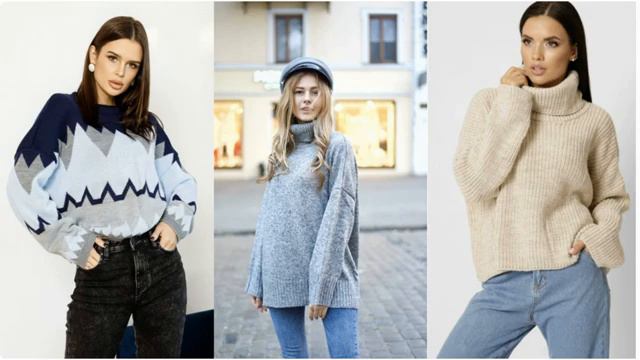 СВИТЕР ОВЕРСАЙЗ 2024 💖 МОДНОЕ ВЯЗАНИЕ смотреть онлайн