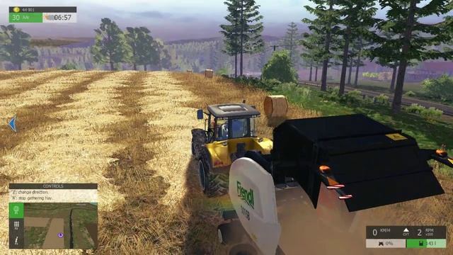 Уборка соломы / Прохождение Farm Expert 2016 Gameplay смотреть онлайн