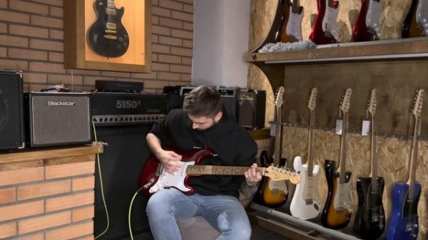 Обзор электрогитары Fender Stratocaster Standard SSS Red Japan 1995 | SKIFMUSIC.RU