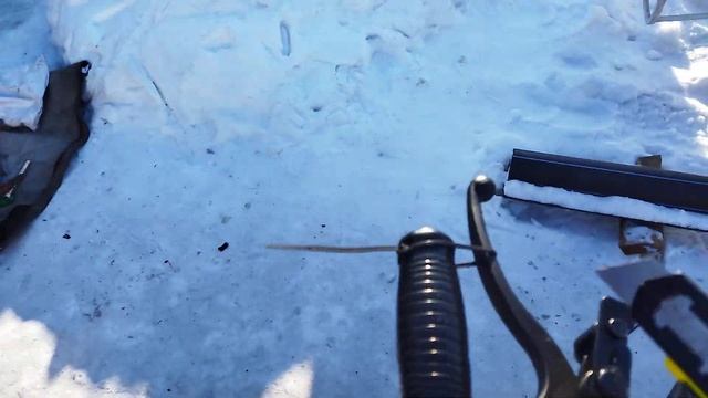 Гидравлические ТОРМОЗА на самодельный снегоход(мотобуксировщик) смотреть онлайн