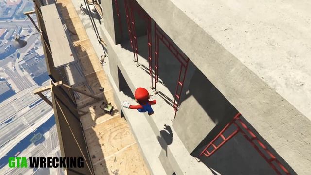 GTA 5 Mario vs Yellow Toad Ragdolls Compilation [Euphoria Physics/Stunts] смотреть онлайн