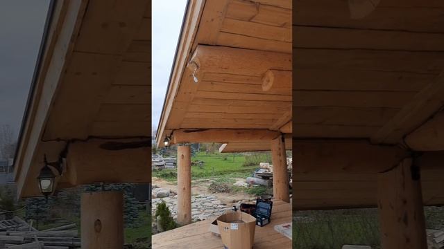 Ретро освещение перед баней. смотреть онлайн