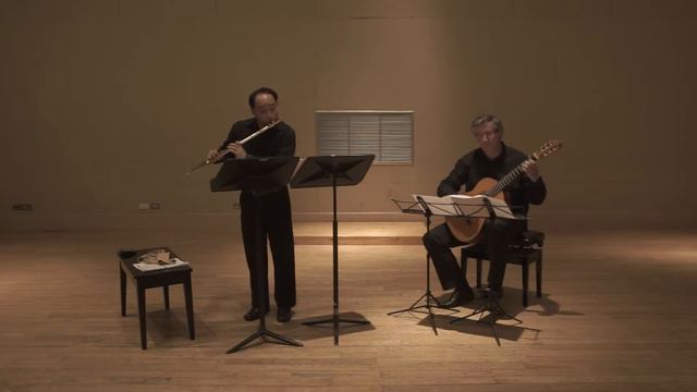 Flute and Guitar Duo Recital, Hiroshi Matsushima, flute, Paul Cesarczyk, guitar смотреть онлайн