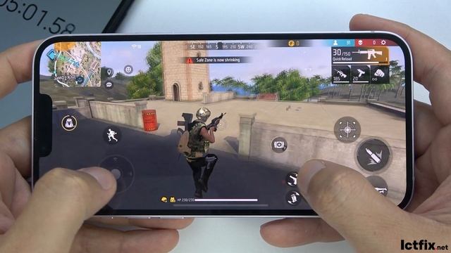 iPhone 14 Plus Free Fire Mobile Gaming test | Apple A15 Bionic смотреть онлайн