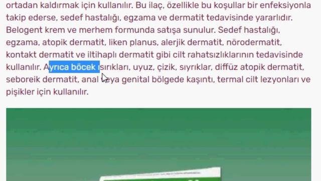 Belogent Krem Nedir? Belogent Krem Ne Işe Yarar? Belogent Krem Nasıl Kullanılır?