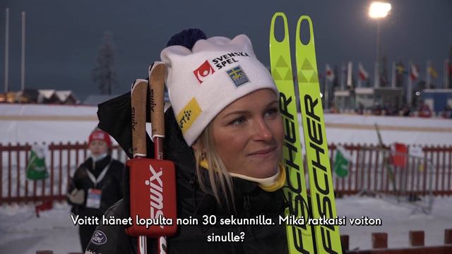 Frida Karlsson ylivoimainen naisten 20km смотреть онлайн