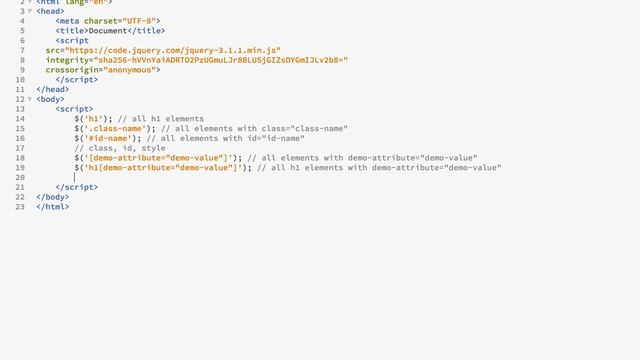 jQuery #2, использование CSS-селекторов смотреть онлайн