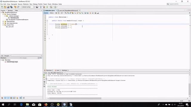 Tutorial to connect Java Maven Program to MariaDb Mysql database in Microsoft Azure смотреть онлайн