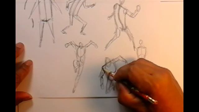 How To Draw THE FIGURE IN MOTION Action Positions смотреть онлайн