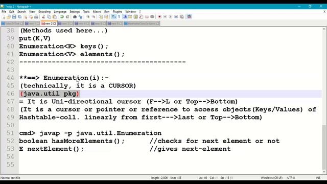 #241 Hashtable class with Enumeration cursor || Java Collection Framework || Cursors in Collections смотреть онлайн