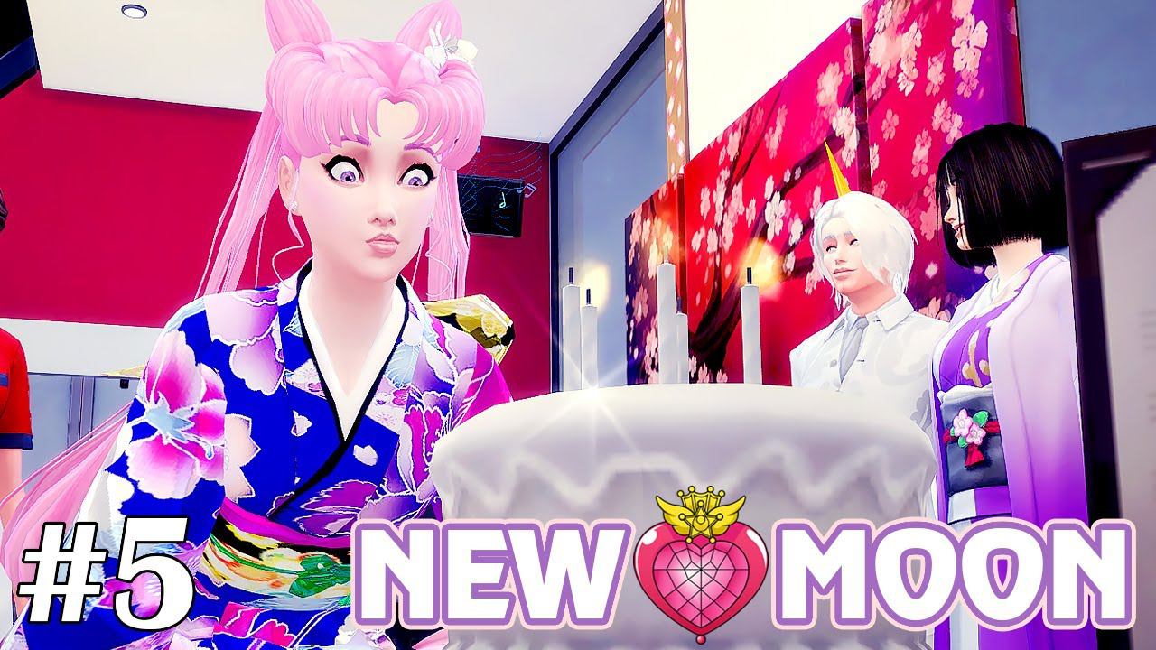 Тройной День Рождения - The Sims 4 - New Moon #5 смотреть онлайн