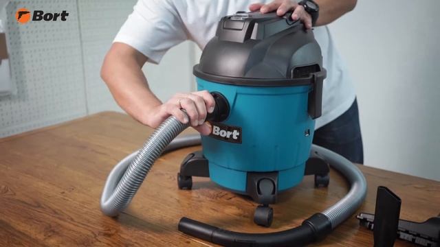 Технический пылесос Bort BSS-1218. смотреть онлайн