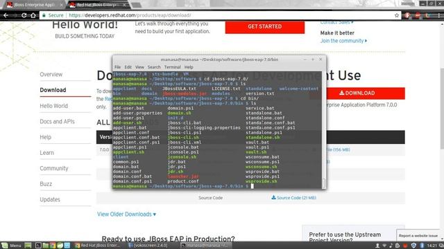 JBoss EAP 7 Installation and Access Management Console смотреть онлайн