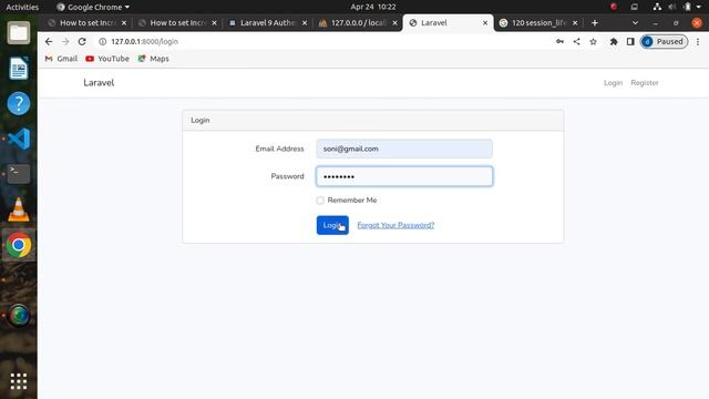 How to increase laravel session lifetime | laravel tutorial смотреть онлайн