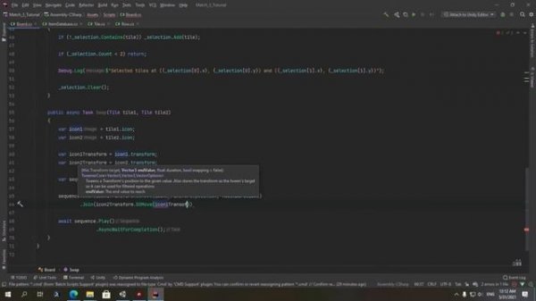 Creating a Match 3 Game in Unity