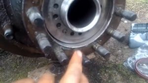 Замена сальников заднего моста зил