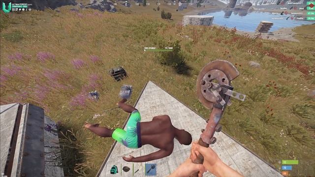 Сбросил 100 РАКЕТ на дом Читеров! Админ Патруль в Rust/Раст! смотреть онлайн