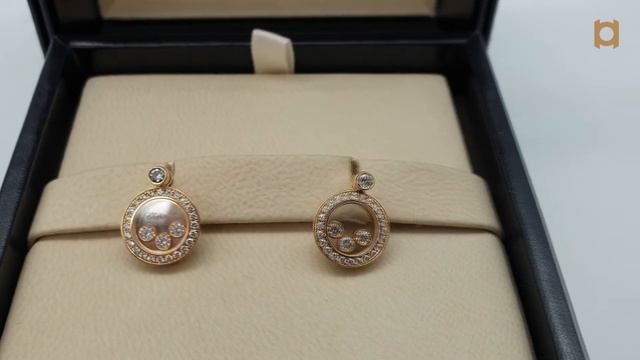 Серьги Chopard Happy Diamonds 833957-0001 смотреть онлайн