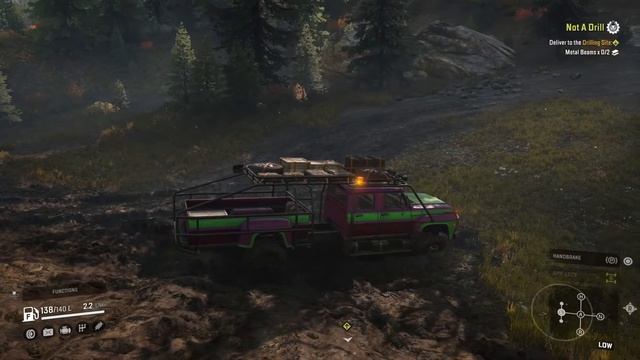 SnowRunner 1.08 Ford F-750 is genuinely terrible смотреть онлайн