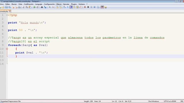 Curso de PHP 58 - ejecutar scripts en la consola (print, $argv, stdin) смотреть онлайн