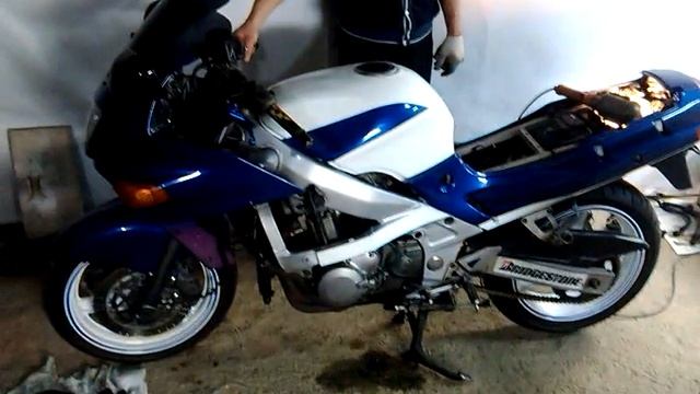 Пробный запуск Kawasaki ZZR 600/ trial Run смотреть онлайн