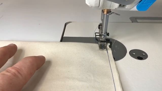 How to use start tack and end tack on JACK industrial sewing machine смотреть онлайн