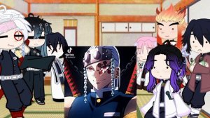 || Hashiro's reaction to Tanjiro and his friends/Реакция Хаширо на Танжиро и его друзей [2:?]👹||